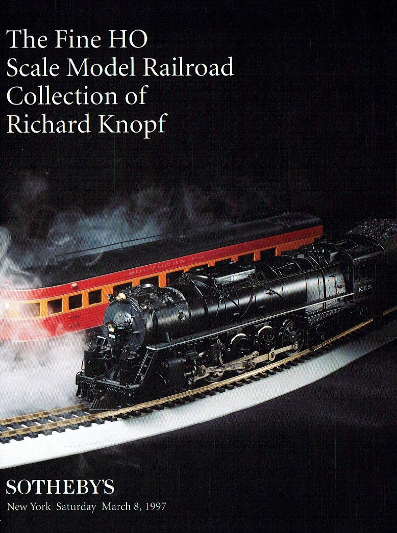 Sothebys March 1997 The Fine HO Scale Model Railroad in the Richa (Digital Only