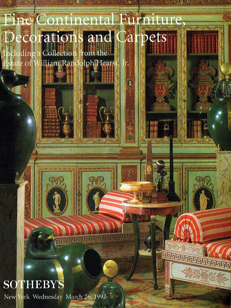 Sothebys March 1997 Fine Continental Furniture, Decorations and C (Digital Only