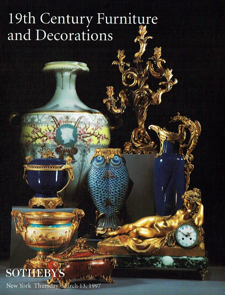 Sothebys March 1997 19th Century Furniture and Decorations (Digital Only)