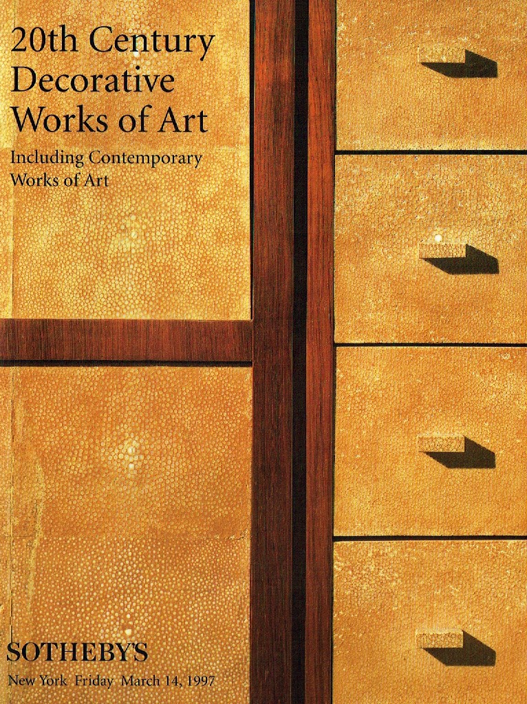 Sothebys March 1997 20th Century Decorative Works of Art (Digital Only)