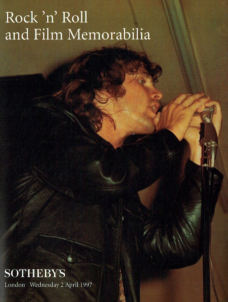 Sothebys April 1997 Rock n Roll & Film Memorabilia (Digital Only)