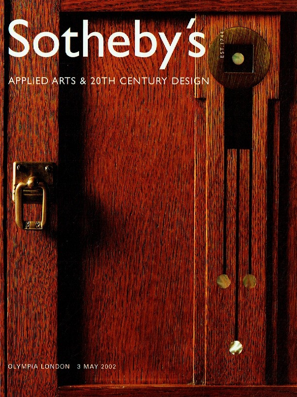 Sothebys May 2002 Applied Arts & 20th Century Design (Digitial Only)