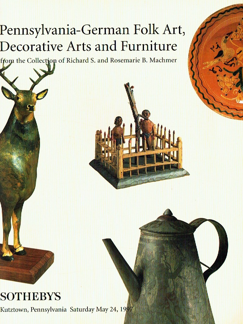 Sothebys May 1997 Pennsylvania - German Folk Art, Decorative Arts (Digital Only)