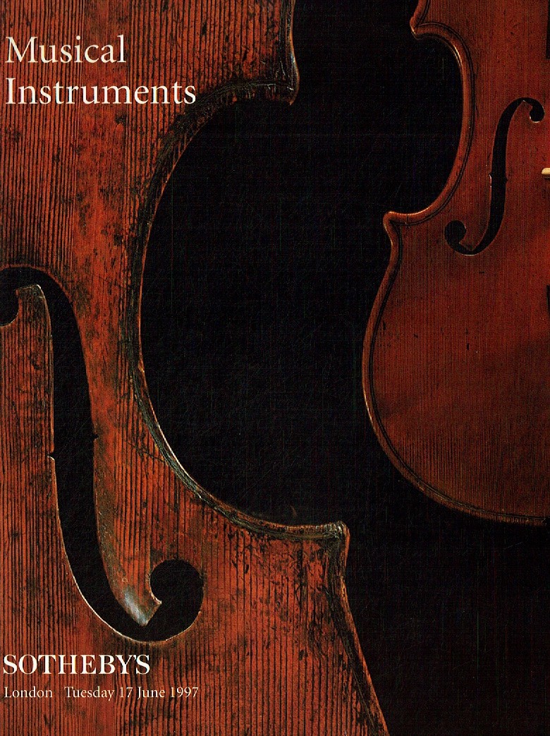 Sothebys June 1997 Musical Instruments (Digital Only)