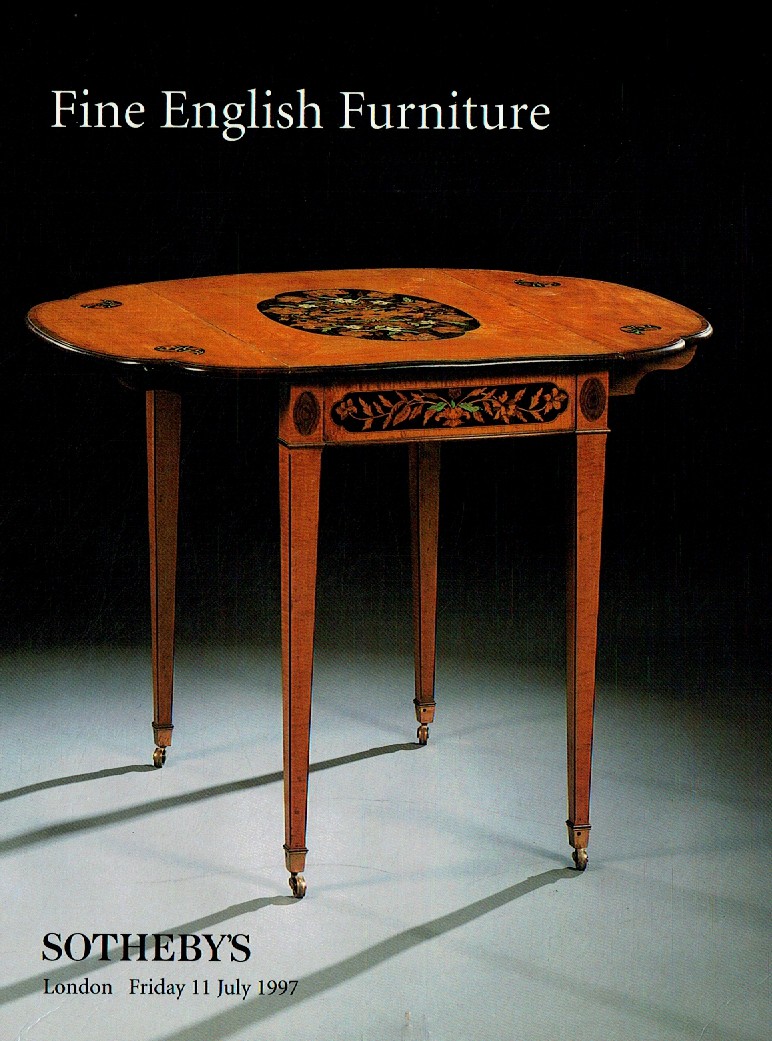 Sothebys July 1997 Fine English Furniture (Digital Only)