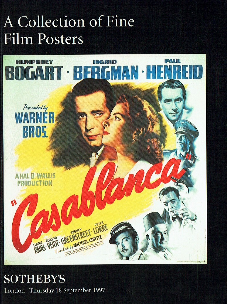 Sothebys September 1997 A Collection of Fine Film Posters (Digital Only)