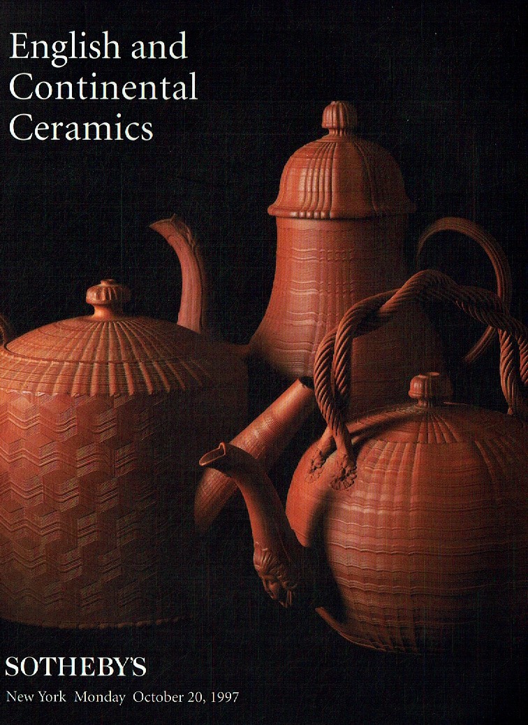 Sothebys October 1997 English and Continental Ceramics (Digitial Only)