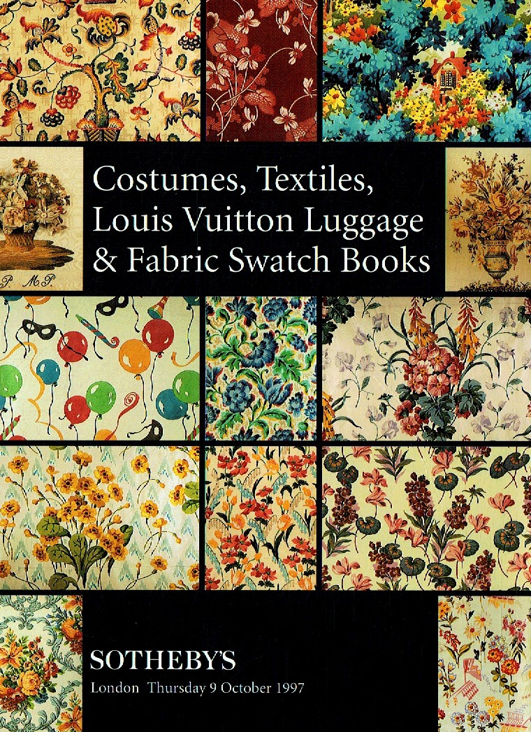 Sothebys October 1997 Costumes, Textiles, Louis Vuitton Luggage & (Digital Only)