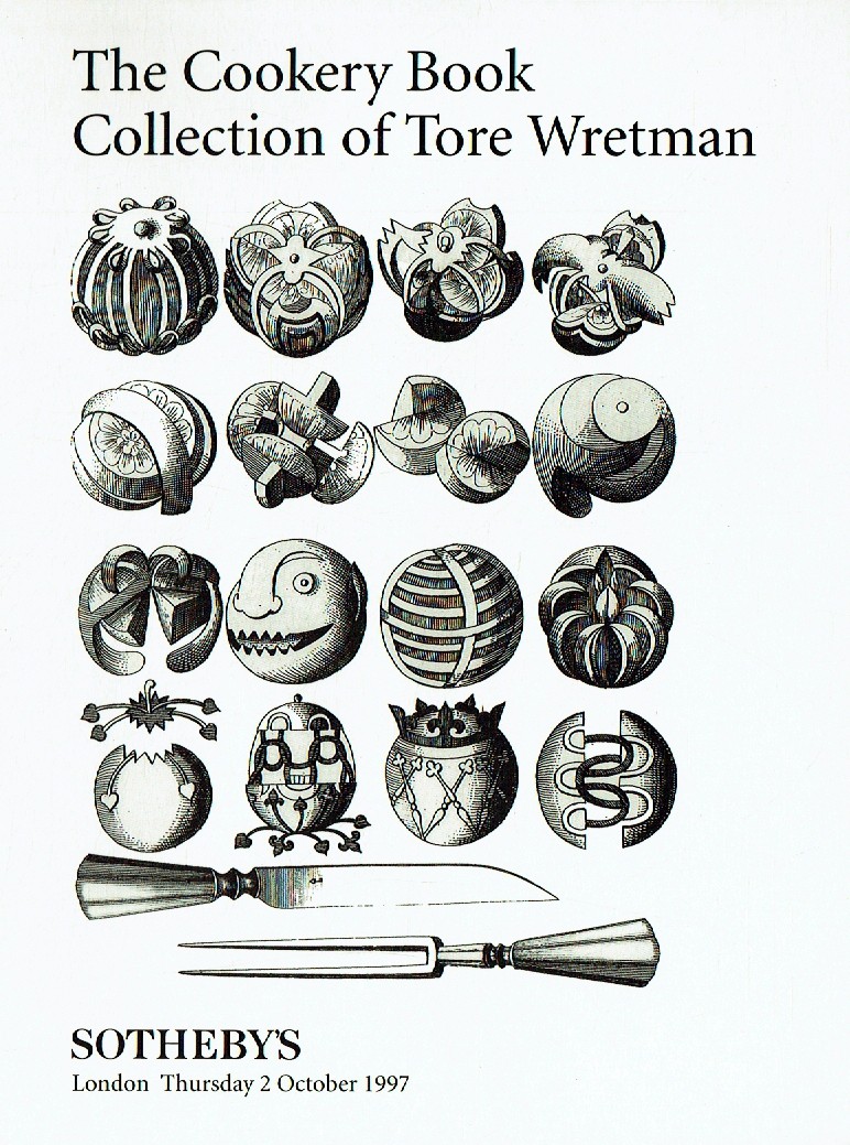 Sothebys October 1997 The Cookery Book Collection of Tore Wretman (Digital Only