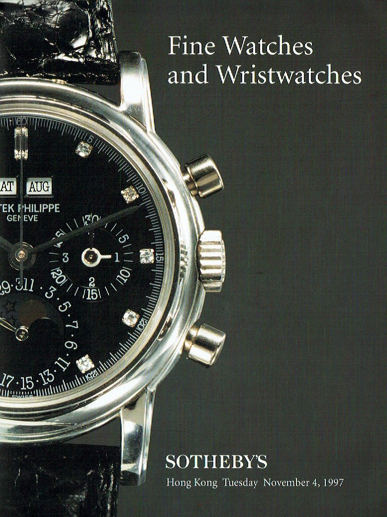 Sothebys November 1997 Fine Watches and Wristwatches (Digital Only)