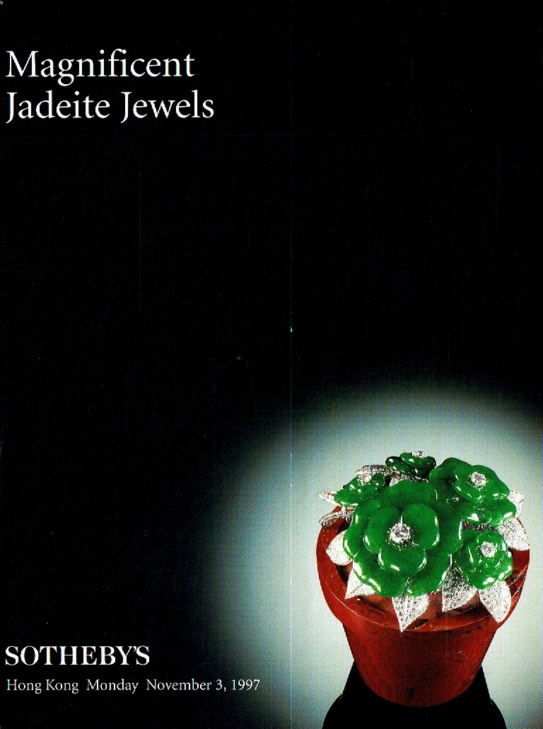 Sothebys November 1997 Magnificent Jadeite Jewels (Digitial Only)