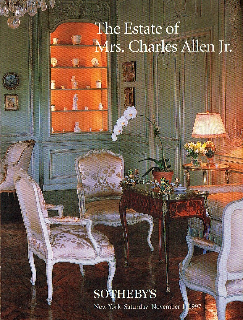 Sothebys November 1997 The Estate of Mrs. Charles Allen Jr. (Digital Only)