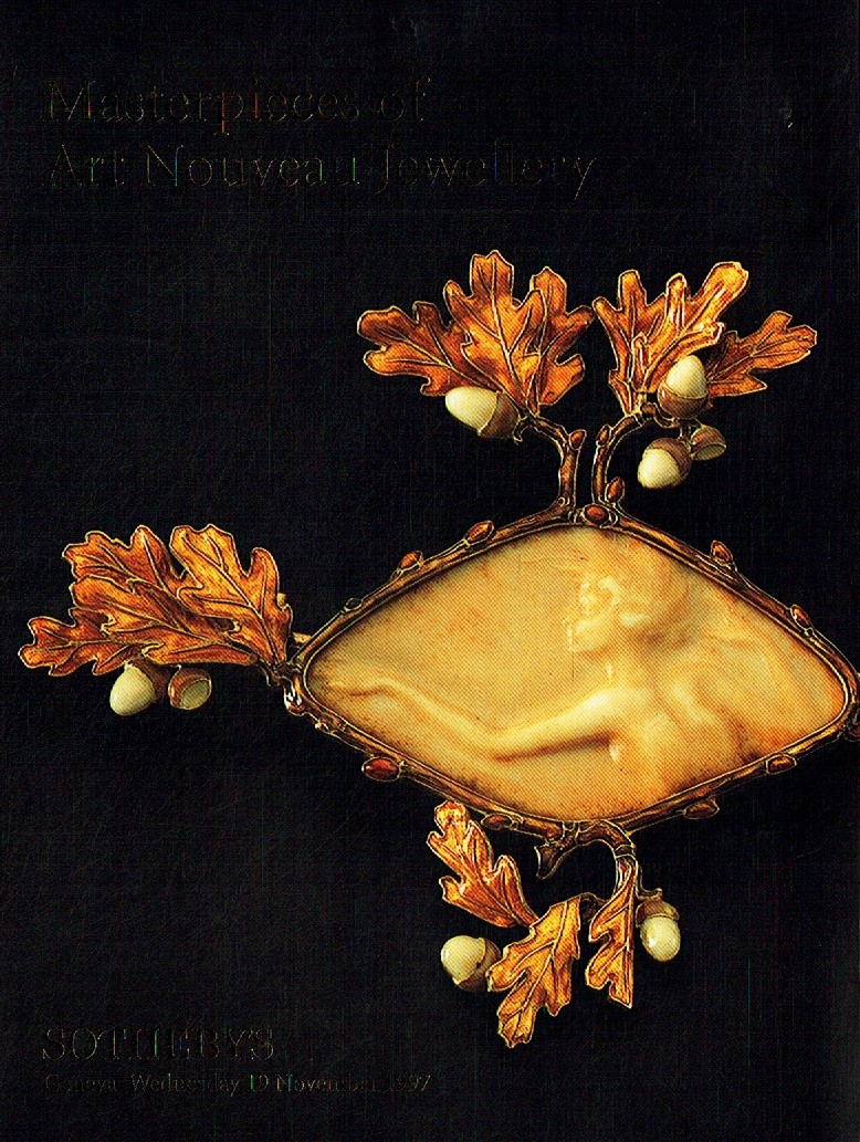 Sothebys November 1997 Masterpieces of Art Nouveau Jewellery (Digitial Only)