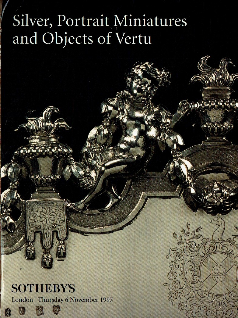Sothebys November 1997 Silver, Portrait Miniatures and Objects of (Digital Only)