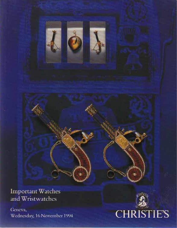 Christies November 1994 Important Watches & Wristwatches (Digital Only)