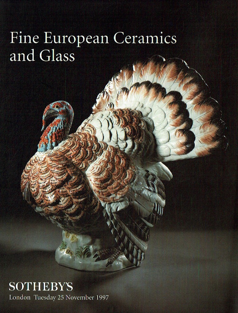 Sothebys November 1997 Fine European Ceramics and Glass (Digitial Only) - Click Image to Close