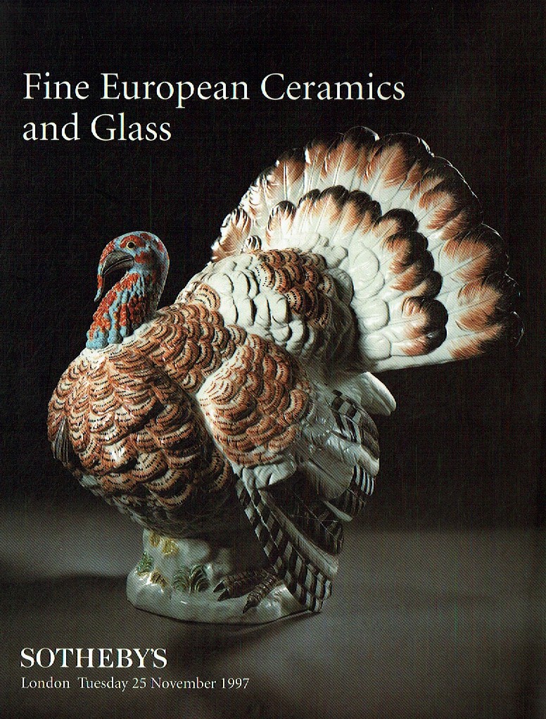 Sothebys November 1997 Fine European Ceramics and Glass (Digital Only)