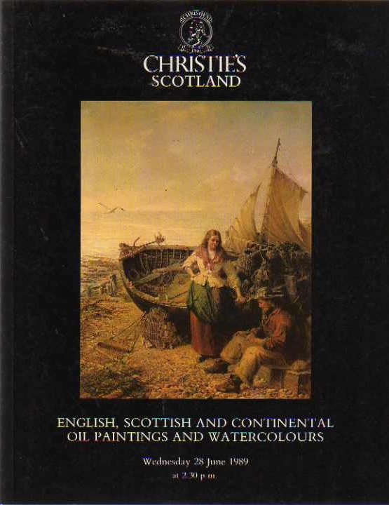 Christies June 1989 English, Scottish & Continental Oil Painting (Digital Only)