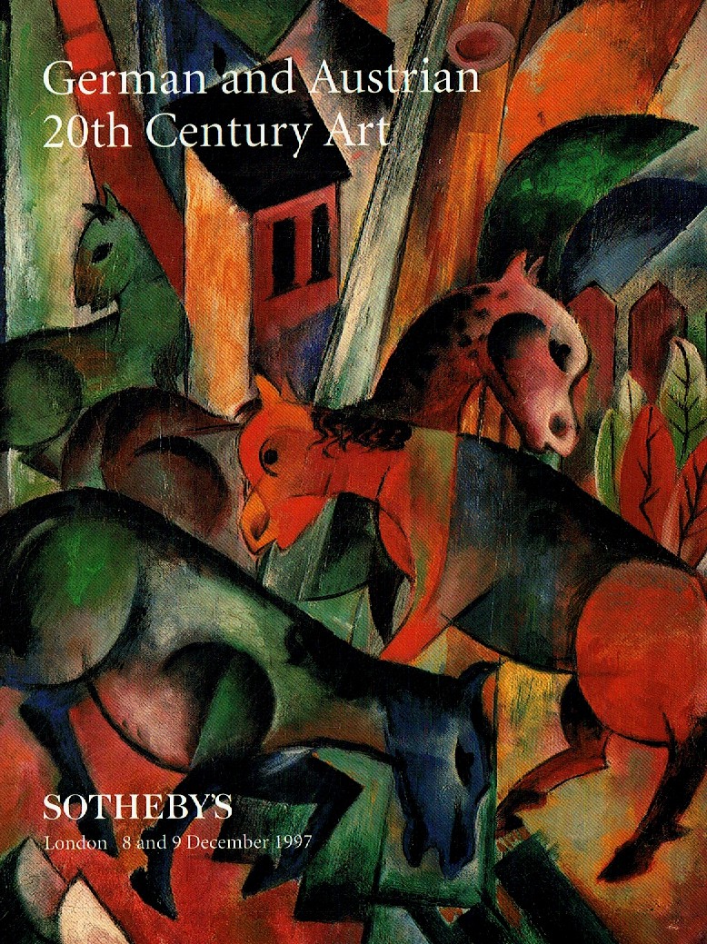 Sothebys & 9th December 1997 German and Austrian 20th Century Art (Digital Only)