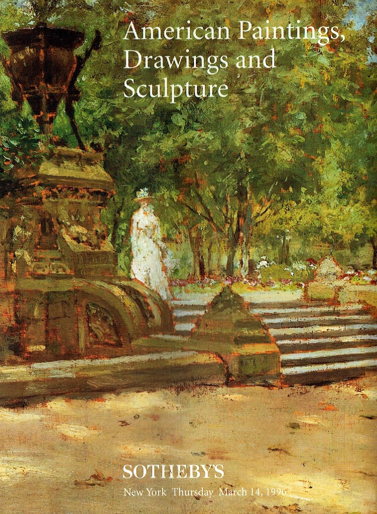 Sothebys March 1996 American Paintings, Drawings & Sculpture (Digital Only)