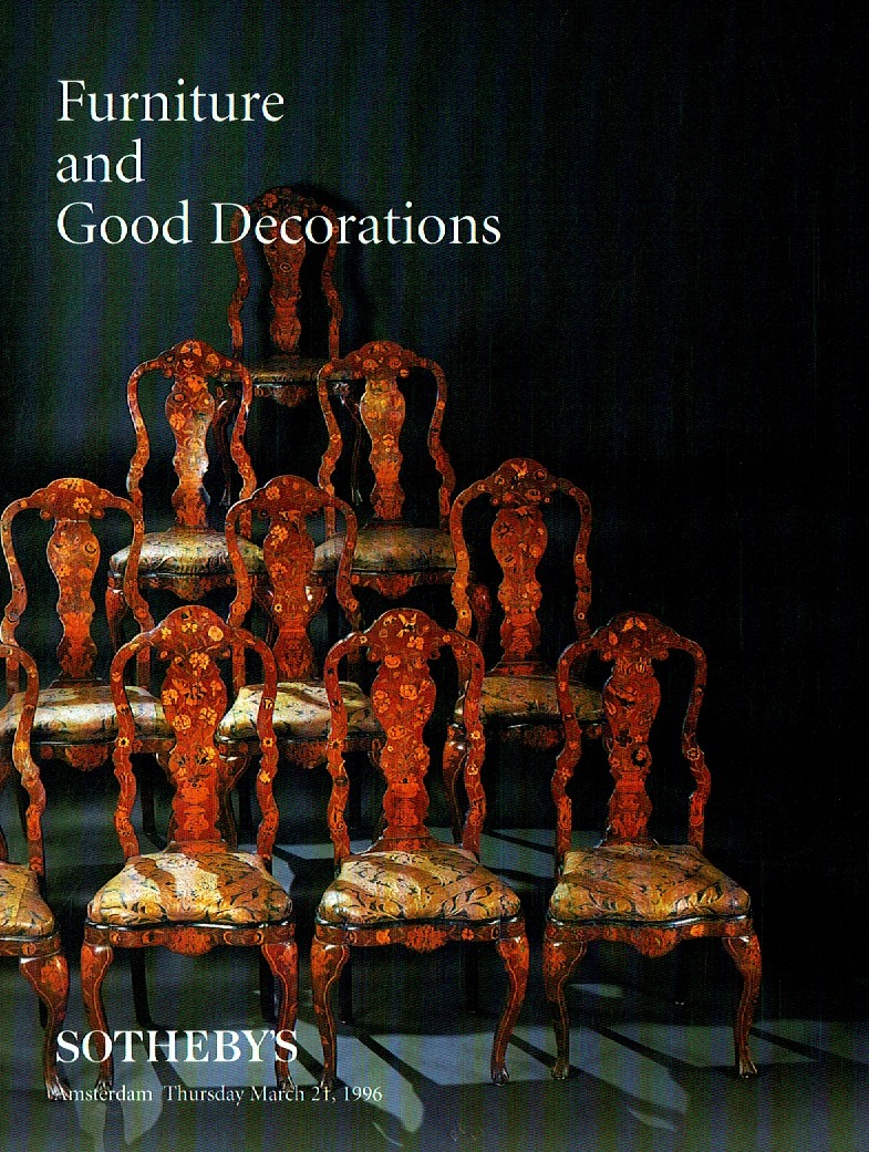 Sothebys March 1996 Furniture & Good Decorations (Digital Only)