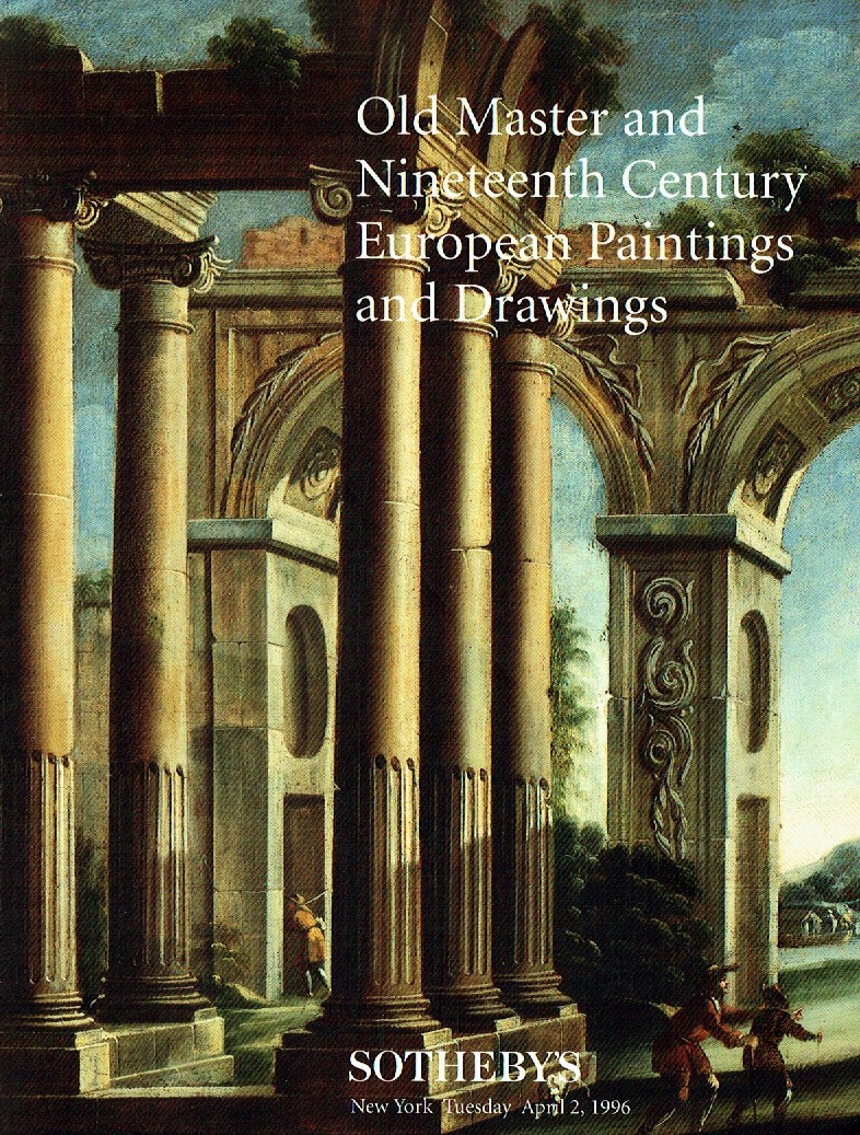Sothebys April 1996 Old Master Paintings and Nineteenth Century E (Digitial Only