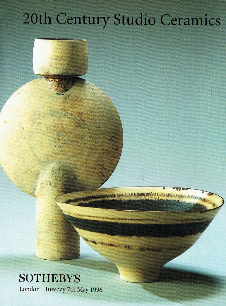 Sothebys May 1996 20th Century Studio Ceramics (Digital Only)