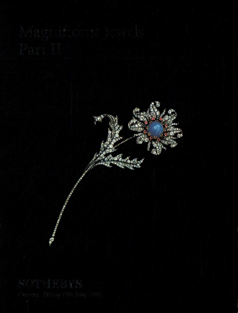 Sothebys May 1996 Magnificent Jewels Part II (Digital Only)