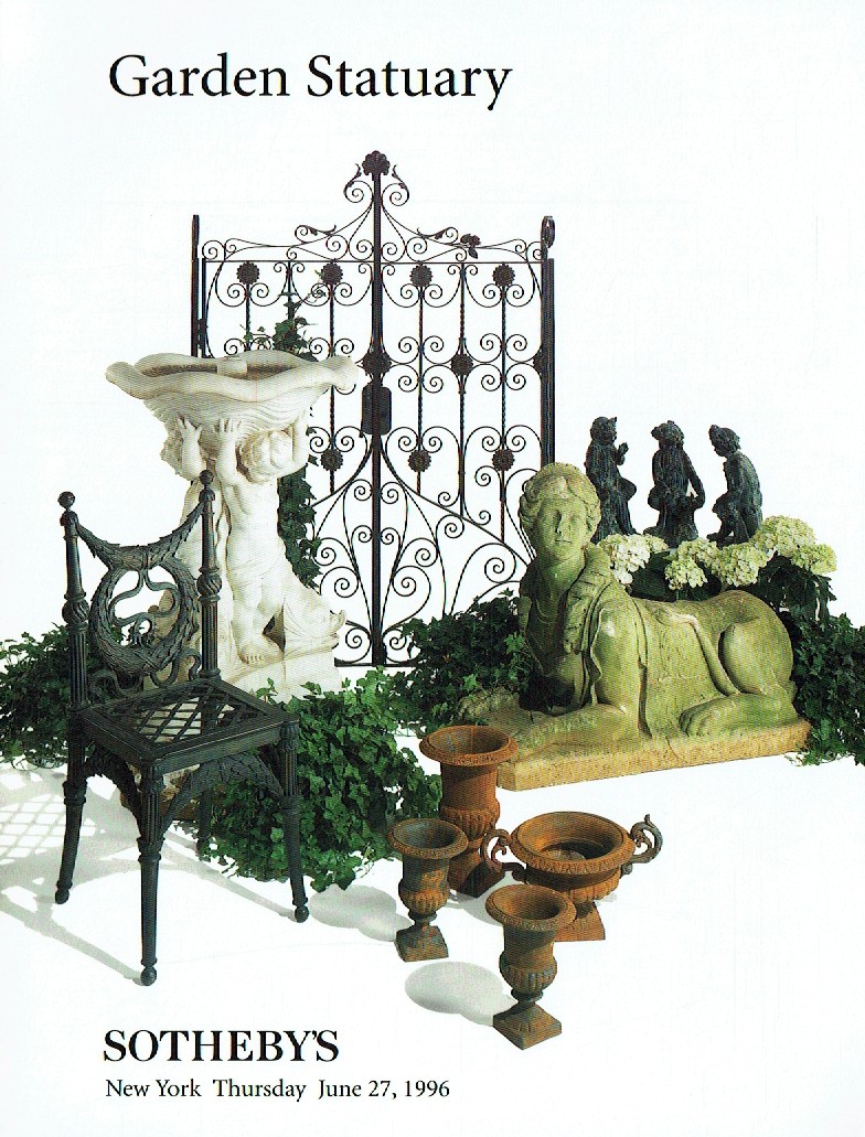 Sothebys June 1996 Garden Statuary (Digitial Only)