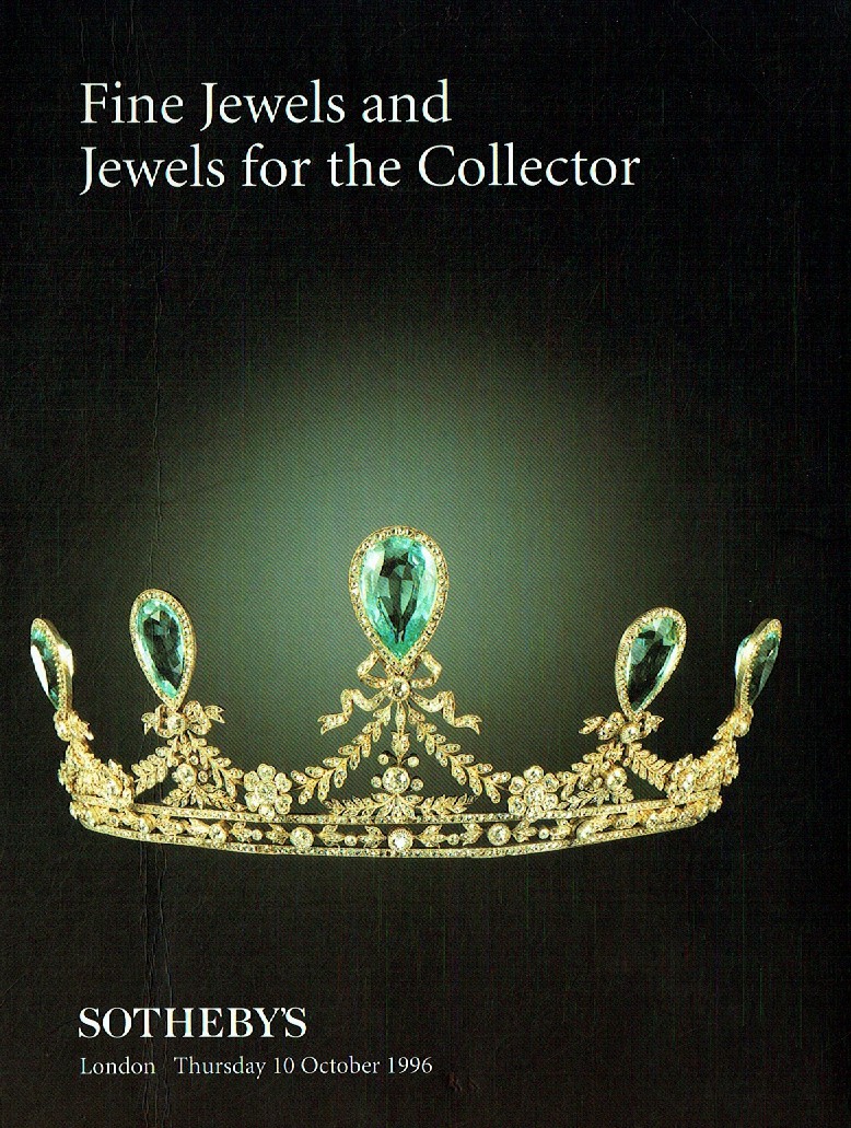 Sothebys October 1996 Fine Jewels and Jewels for The Collector (Digital Only)