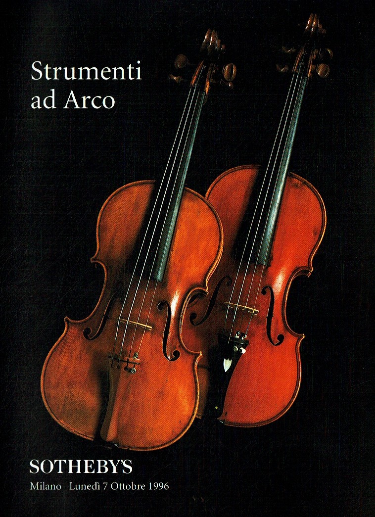 Sothebys October 1996 String Musical Instruments (Digital Only)
