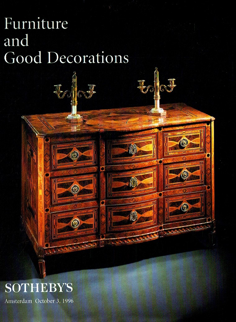 Sothebys October 1996 Furniture & Good Decorations (Digital Only)