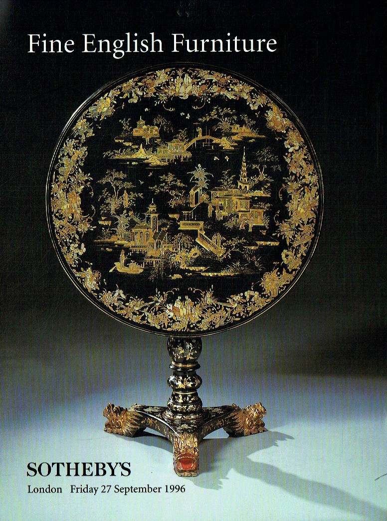 Sothebys September 1996 Fine English Furniture? (Digital Only)