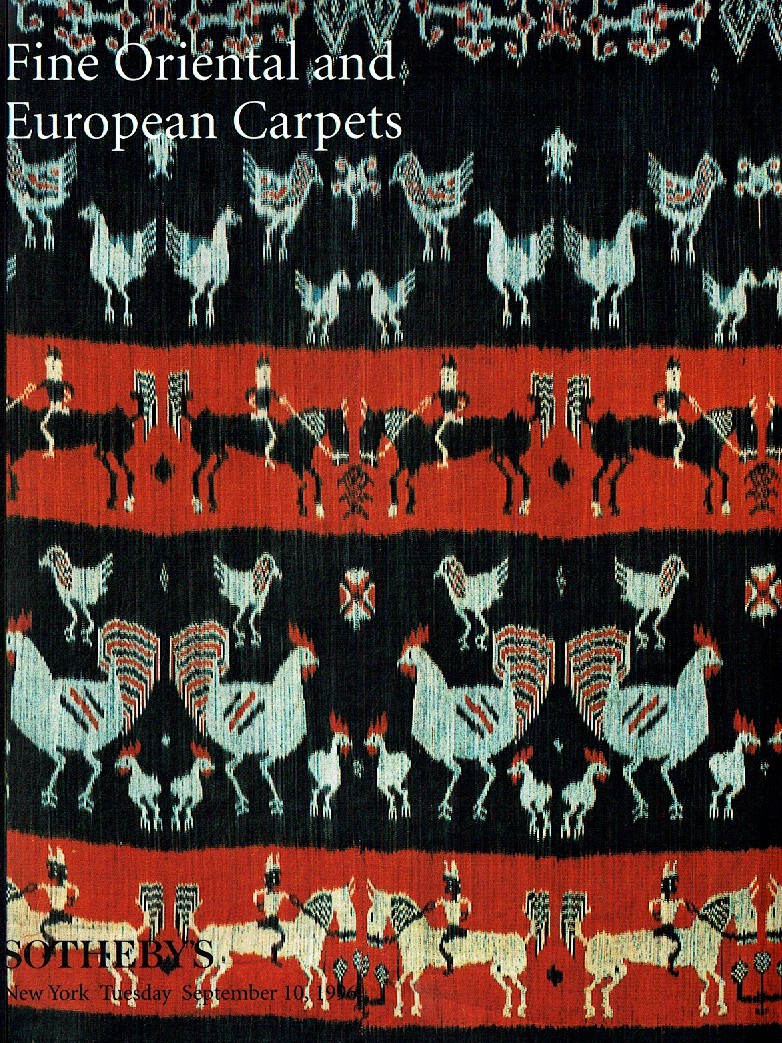 Sothebys September 1996 Fine Oriental and European Carpets (Digitial Only)