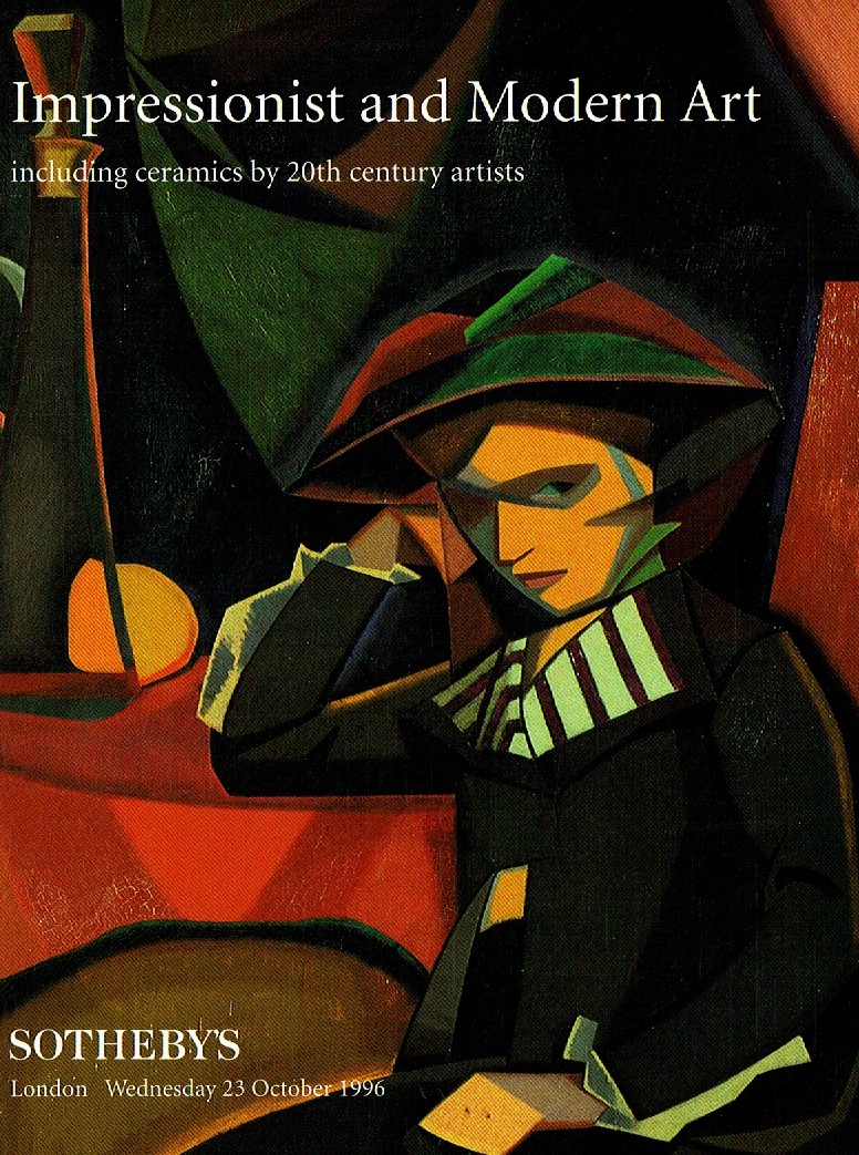 Sothebys October 1996 Impressionist and Modern Art including cera (Digitial Only