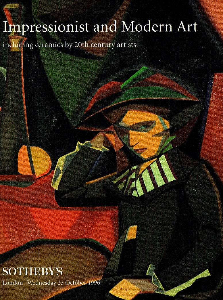 Sothebys October 1996 Impressionist and Modern Art including cera (Digital Only)
