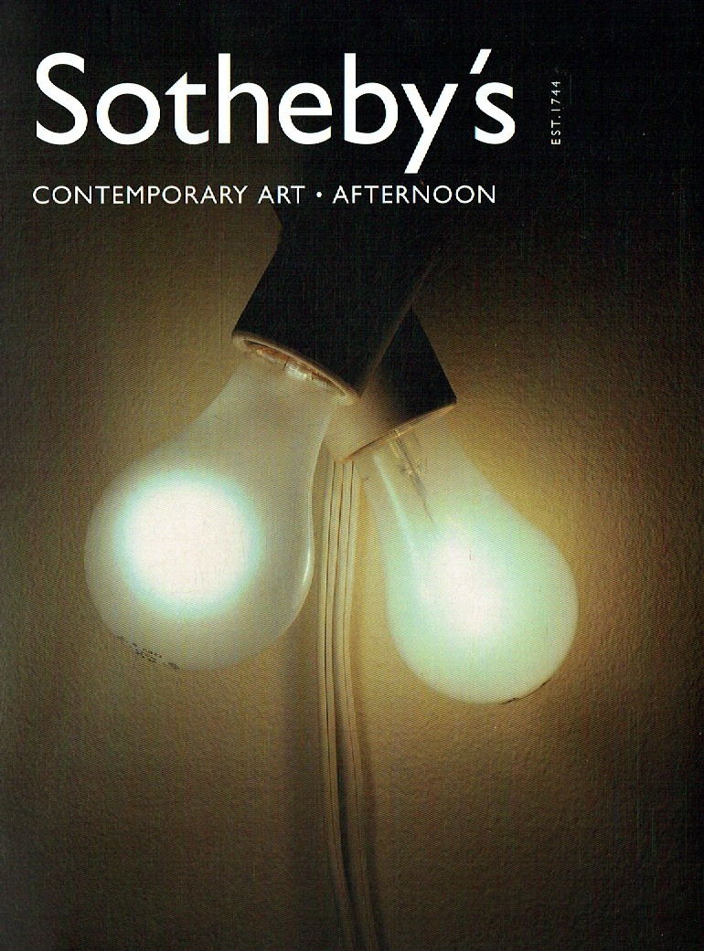 Sothebys May 2001 Contemporary Art Afternoon (Digital Only)