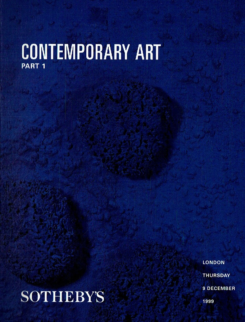 Sothebys December 1999 Contemporary Art Part 1 (Digitial Only)