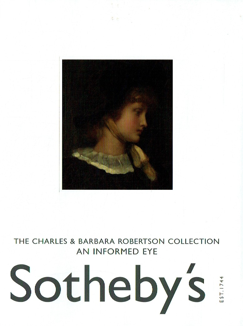 Sothebys December 2002 The Charles & Barbara Robertson Collection (Digital Only