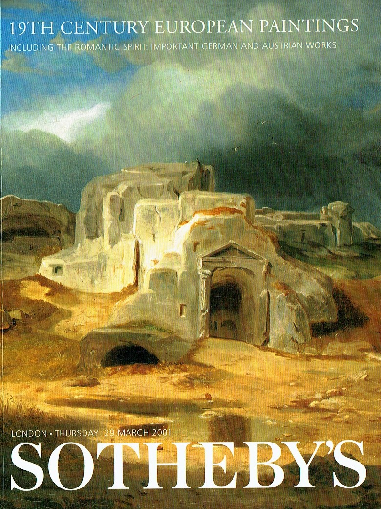 Sothebys March 2001 19th Century European Paintings including the (Digital Only)