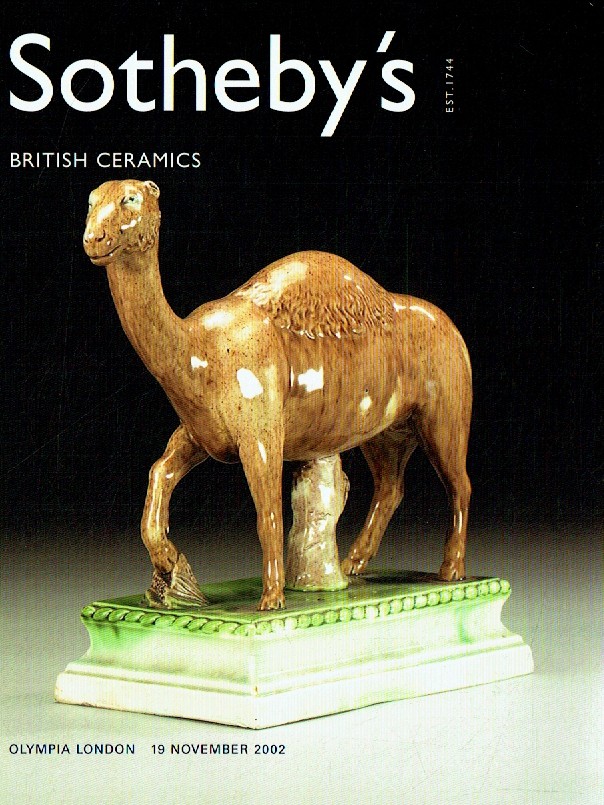 Sothebys November 2002 British Ceramics (Digitial Only)