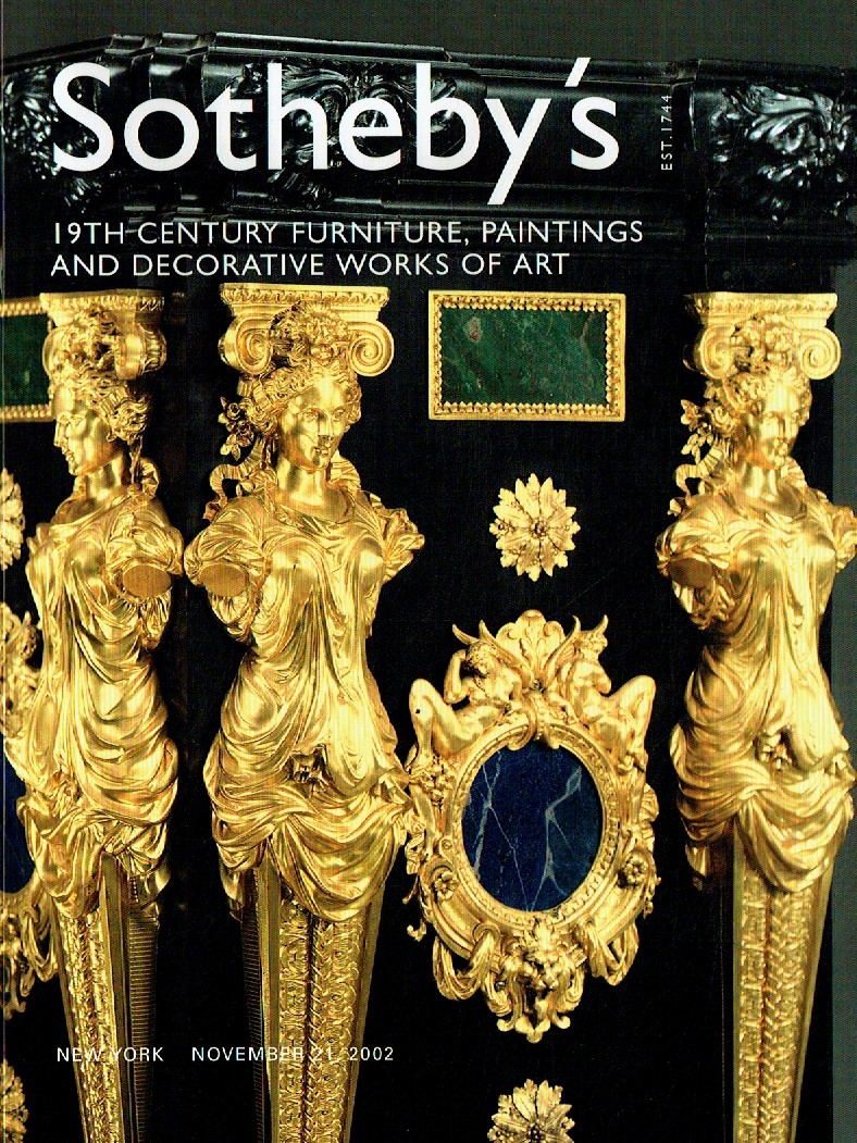 Sothebys November 2002 19th Century Furniture, Paintings and Deco (Digital Only)