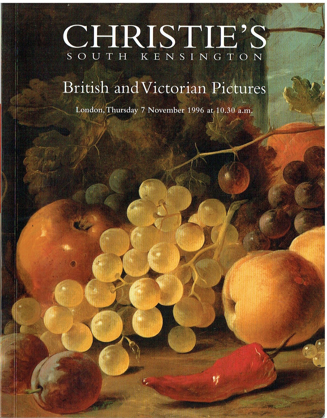 Christies November 1996 British & Victorian Pictures (Digital Only)