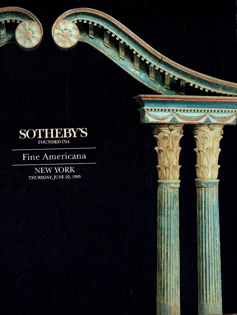 Sothebys June 1995 Fine Americana (Digital Only)