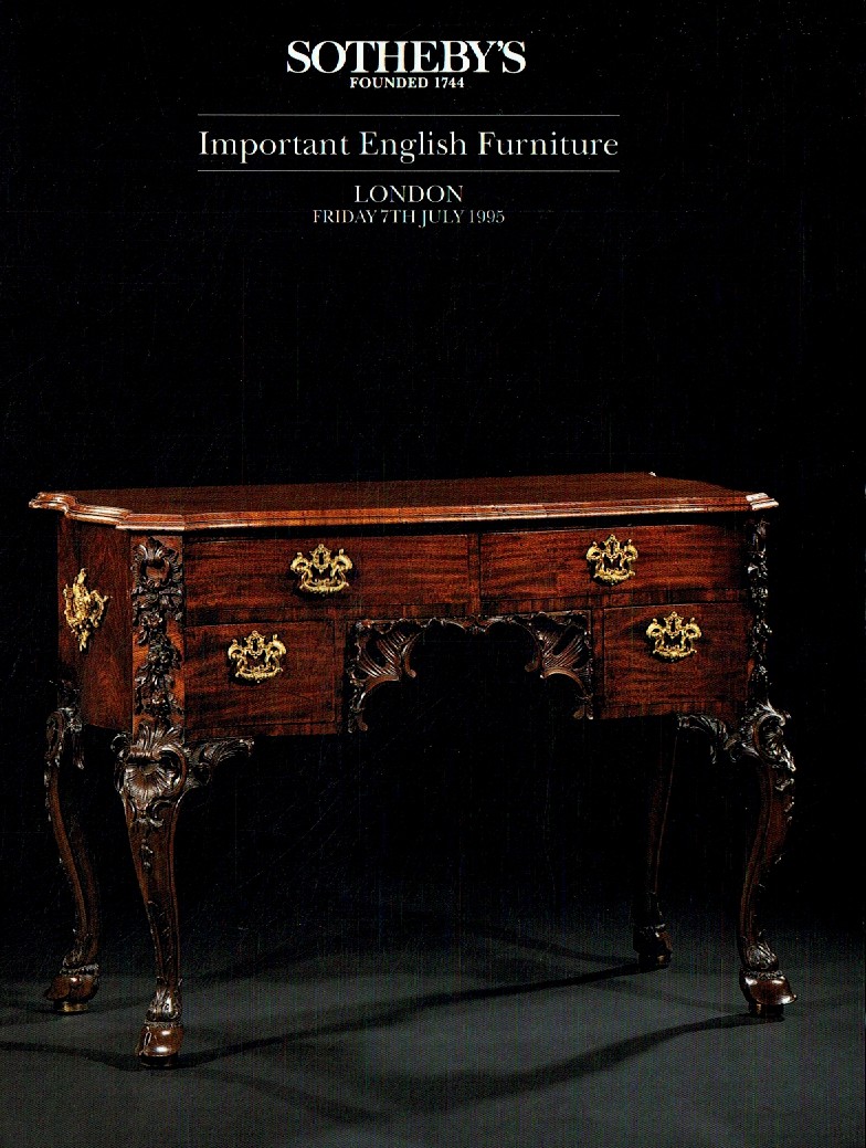 Sothebys July 1995 Important English Furniture (Digital Only)