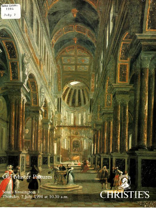 Christies July 1994 Old Master Pictures (Digital Only)