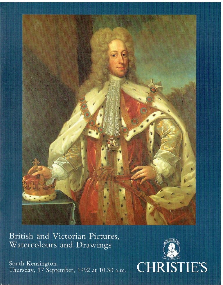 Christies September 1992 British & Victorian Pictures & Watercol (Digital Only)
