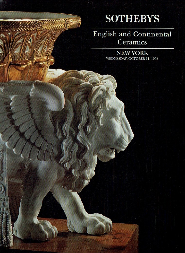 Sothebys October 1995 English & Continental Ceramics (Digitial Only)