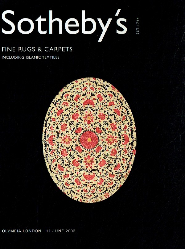 Sothebys June 2002 Fine Rugs & Carpets including Islamic Textiles (Digital Only