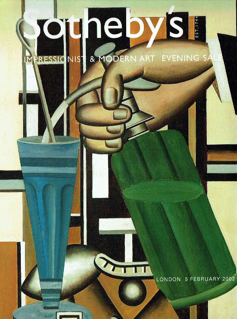 Sothebys February 2002 Impressionist & Modern Art Evening Sale (Digitial Only)
